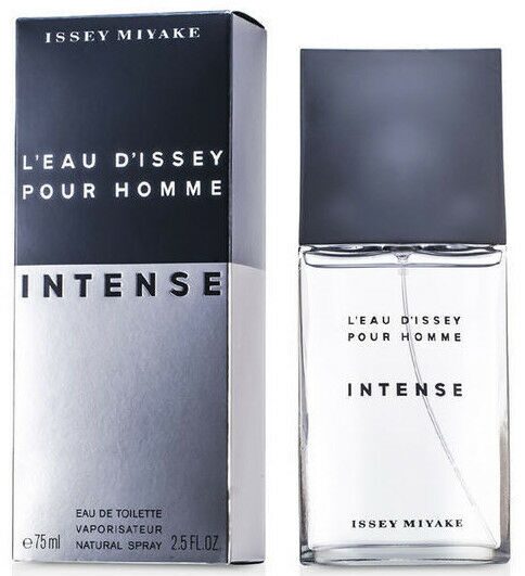 

ISSEY MIYAKE INTENSE POUR HOMME FOR MEN 2 5 OZ 75 ML EDT SPRAY NEW SEALED IN BOX