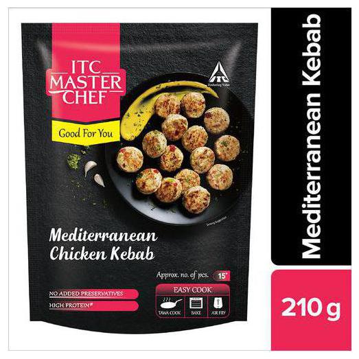 

ITC Master Chef Mediterranean Chicken Kebab 210 g