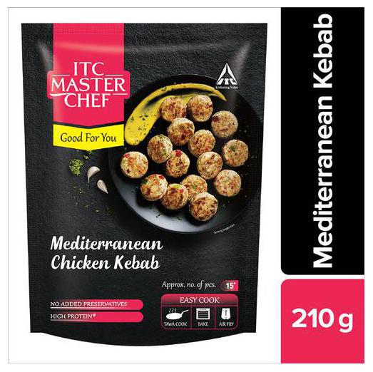 

ITC Master Chef Mediterranean Chicken Kebab 210 g