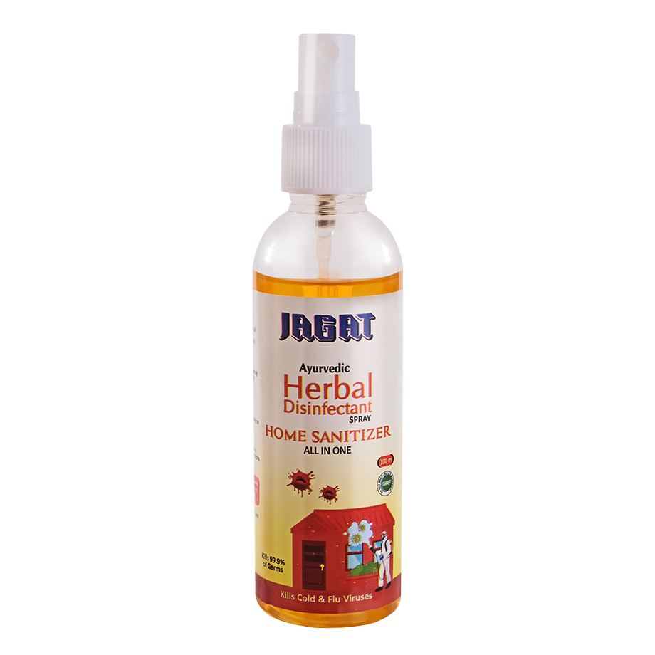 

Jagat Herbal Home Sanitizer Disinfectant Spray for Multipurpose Surface (All in One) - 100 ml (Pack of 4)