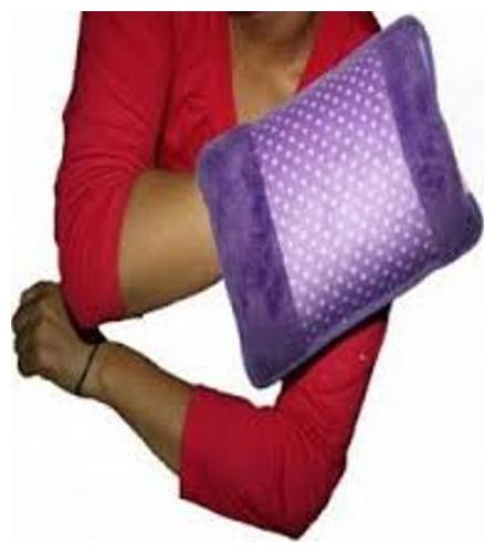

jain star fur and valvet heating pad with hand pocket hot water bag with fur hand pocket(assorted colour)