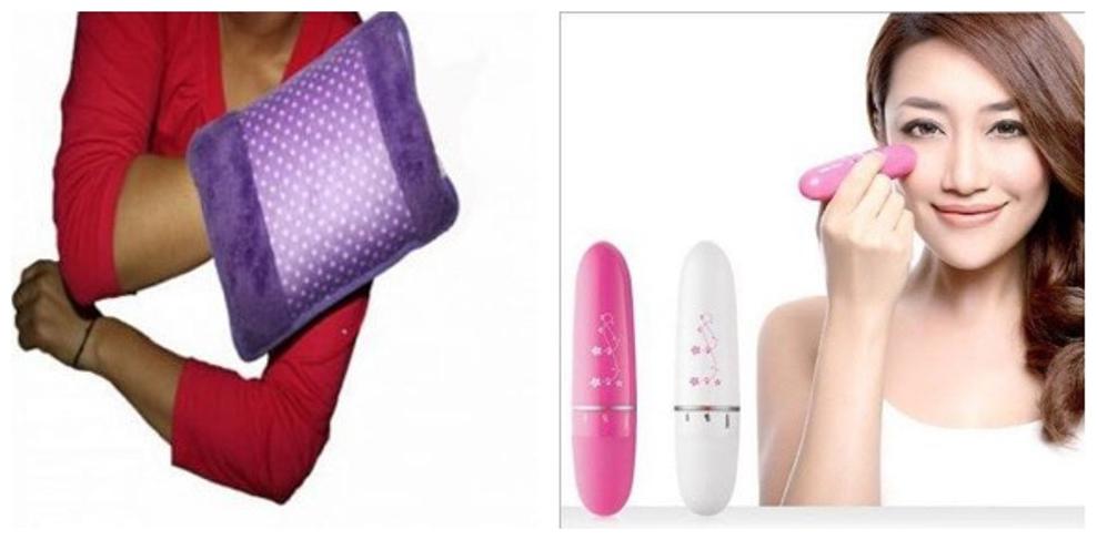 

jain star set of 2 massager for pain relief heating pad with mini massager for full body pain relief