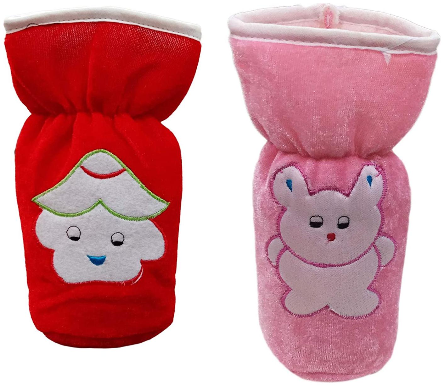 

JBG Home Store (2 PlainBC )Stretchable Baby feeding Bottle cover (Pack of 2 )
