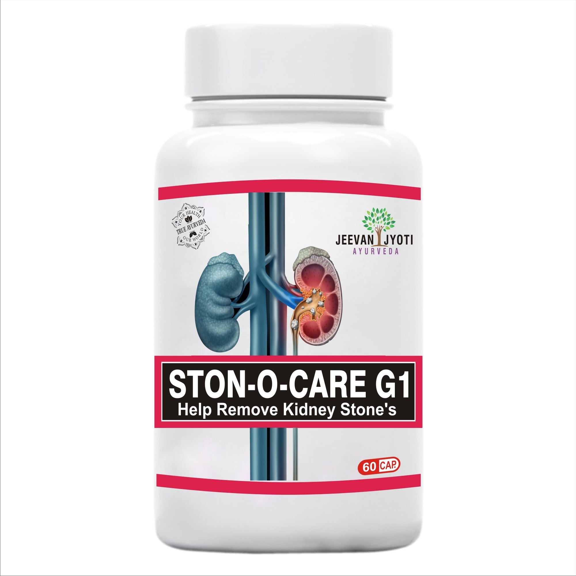 

Jeevan Jyoti Ayurveda Stonocare G1 60 Capsules
