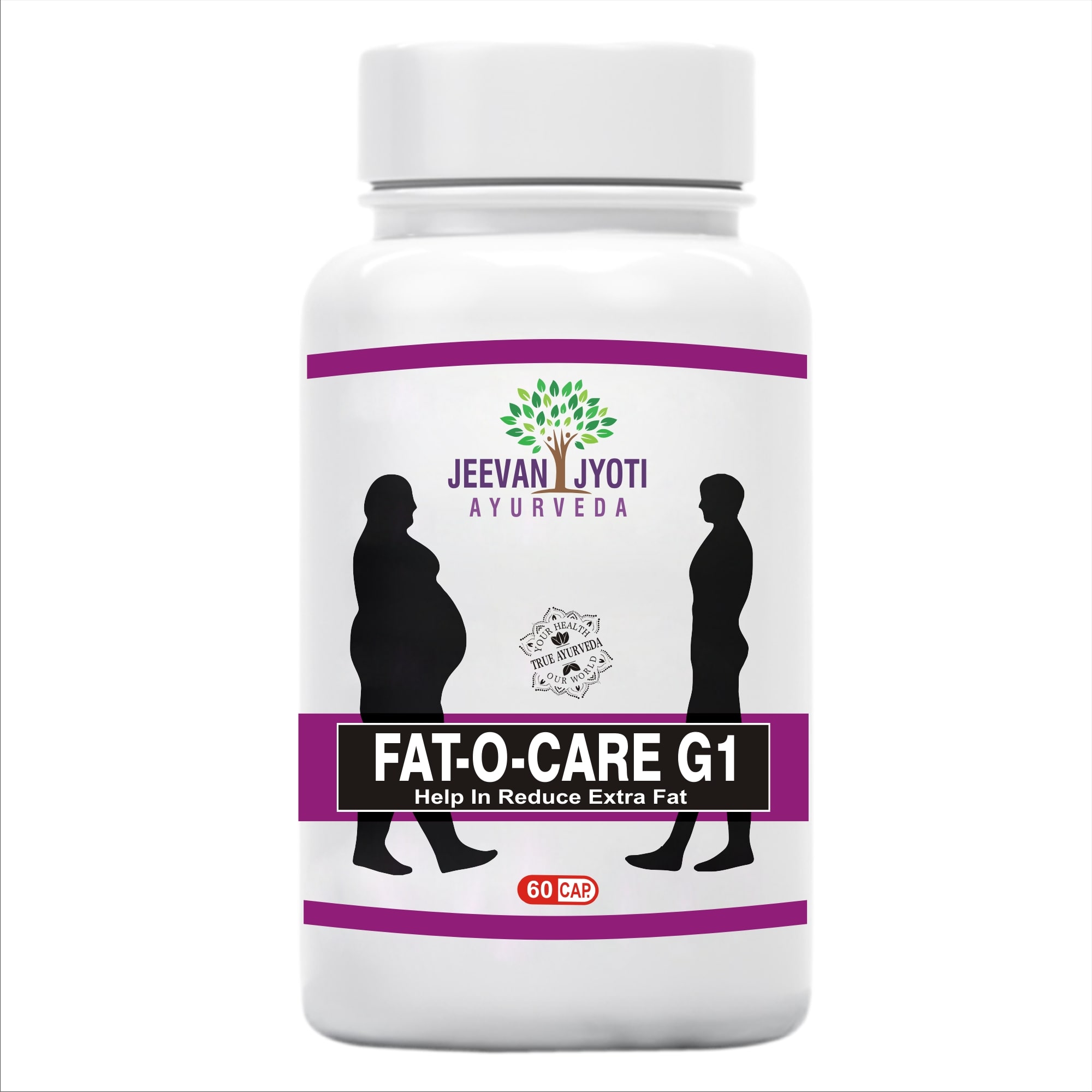 

Jeevan Jyoti Ayurveda Fatocare G1 60 Capsules
