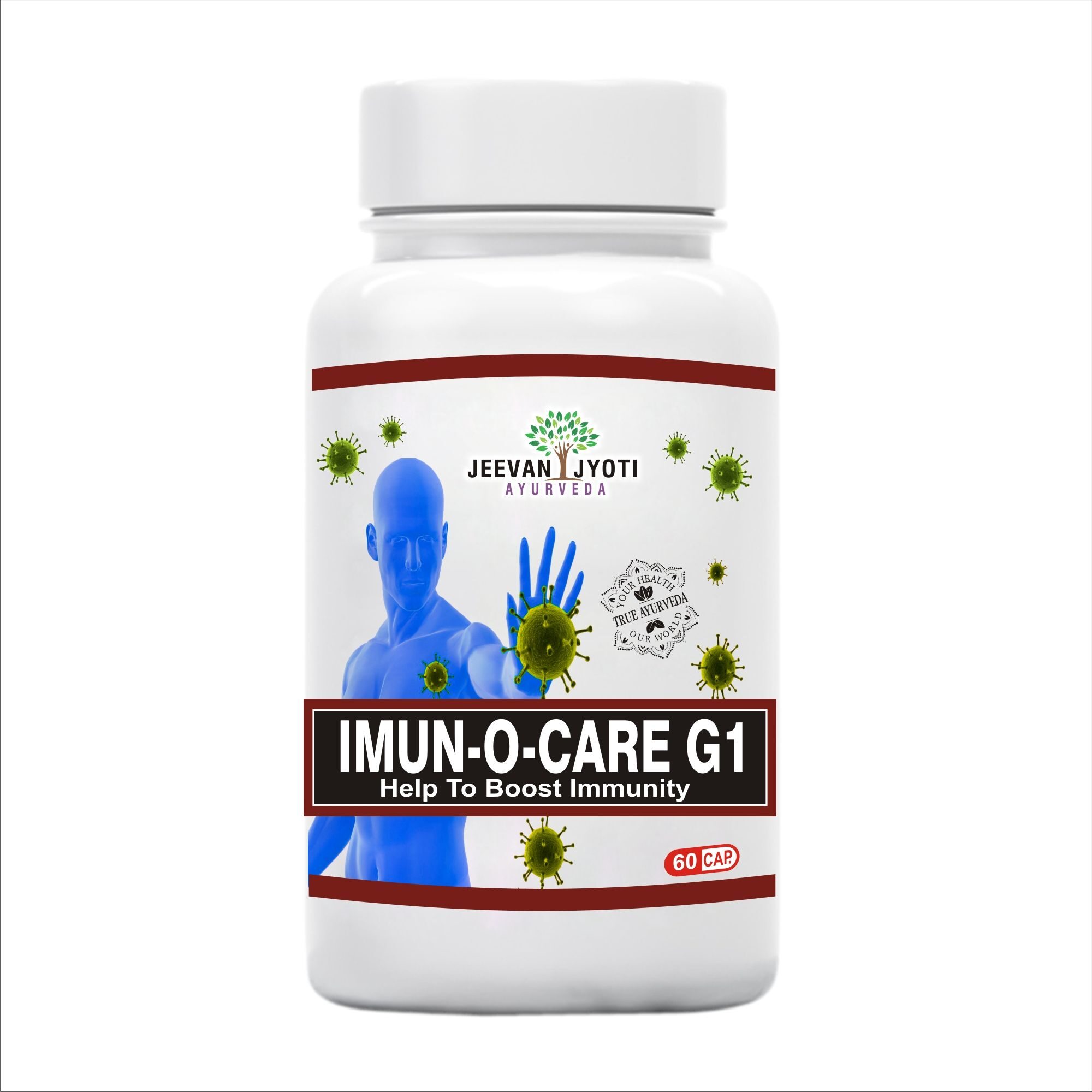 

Jeevan Jyoti Ayurveda Imunocare G1 60 Capsules