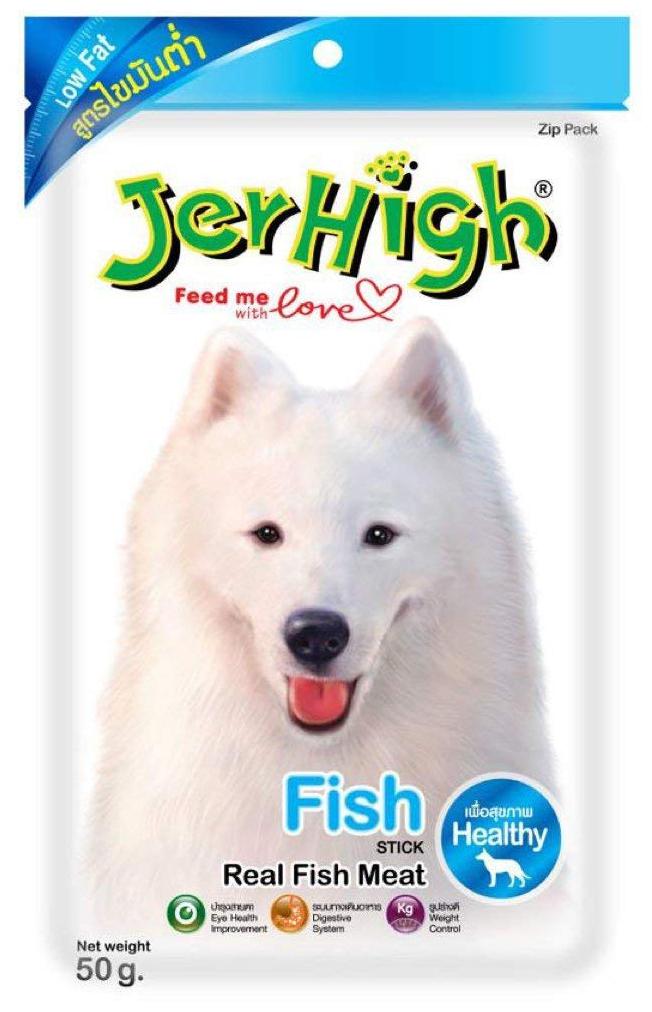 

Jerhigh Fish Stick for Dogs (50g) - Pack of 8