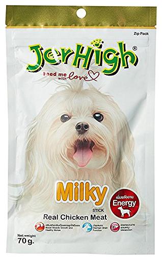 

Jerhigh Milky Stick Real Chicken Meat 70 g (Pack of 6)