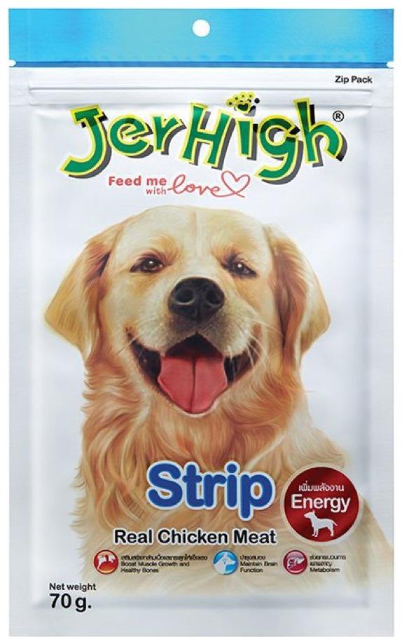

JerHigh Real Chicken Meat Dog Treat 70g (Pack of 12)