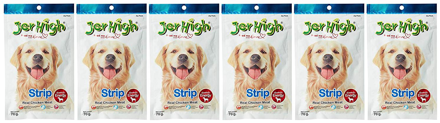 

JerHigh Strip Dog Treat 70 g (Pack of 6)