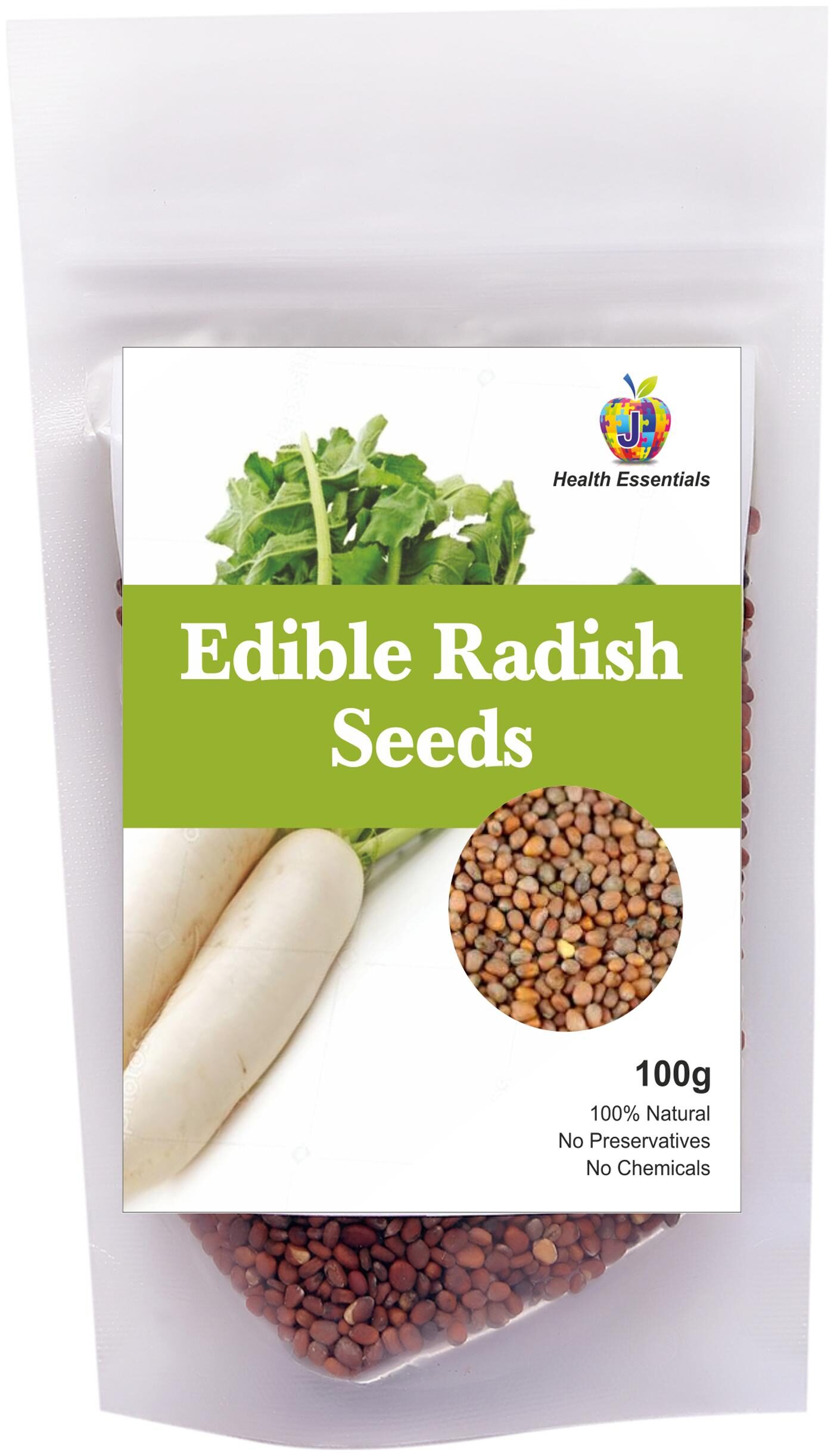 

Jioo Organics Edible Raddish Seed 100g