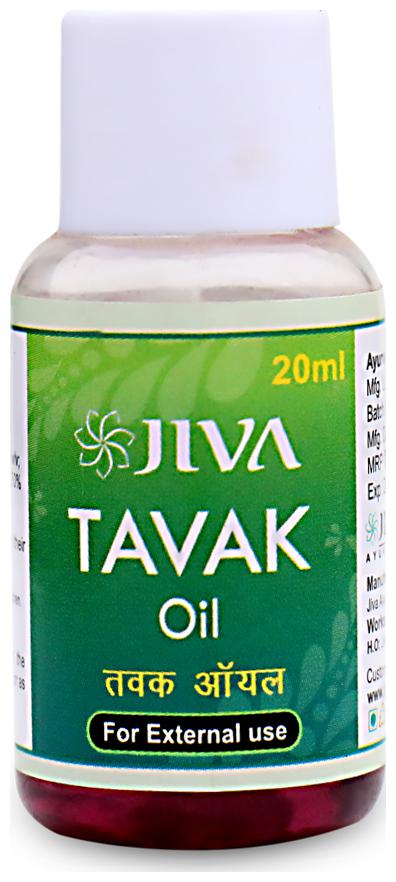

JIVA Tavak Oil Quick-healing formula for skin wounds eczema and rashes 20ml (Pack of 3)