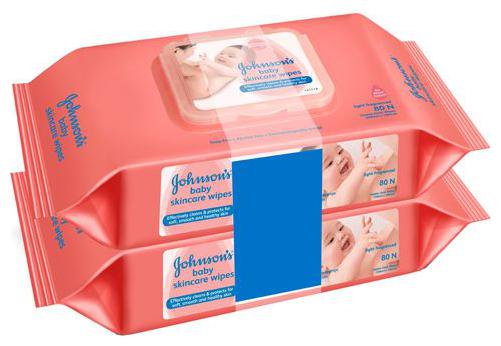 

Johnson Johnson Baby Skincare Wipes - Super Saver Pack 80 pcs