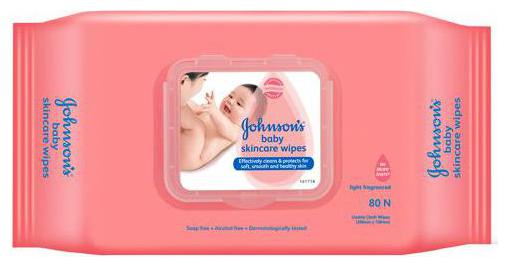 

Johnson Johnson Baby skincare wipes 80 pcs