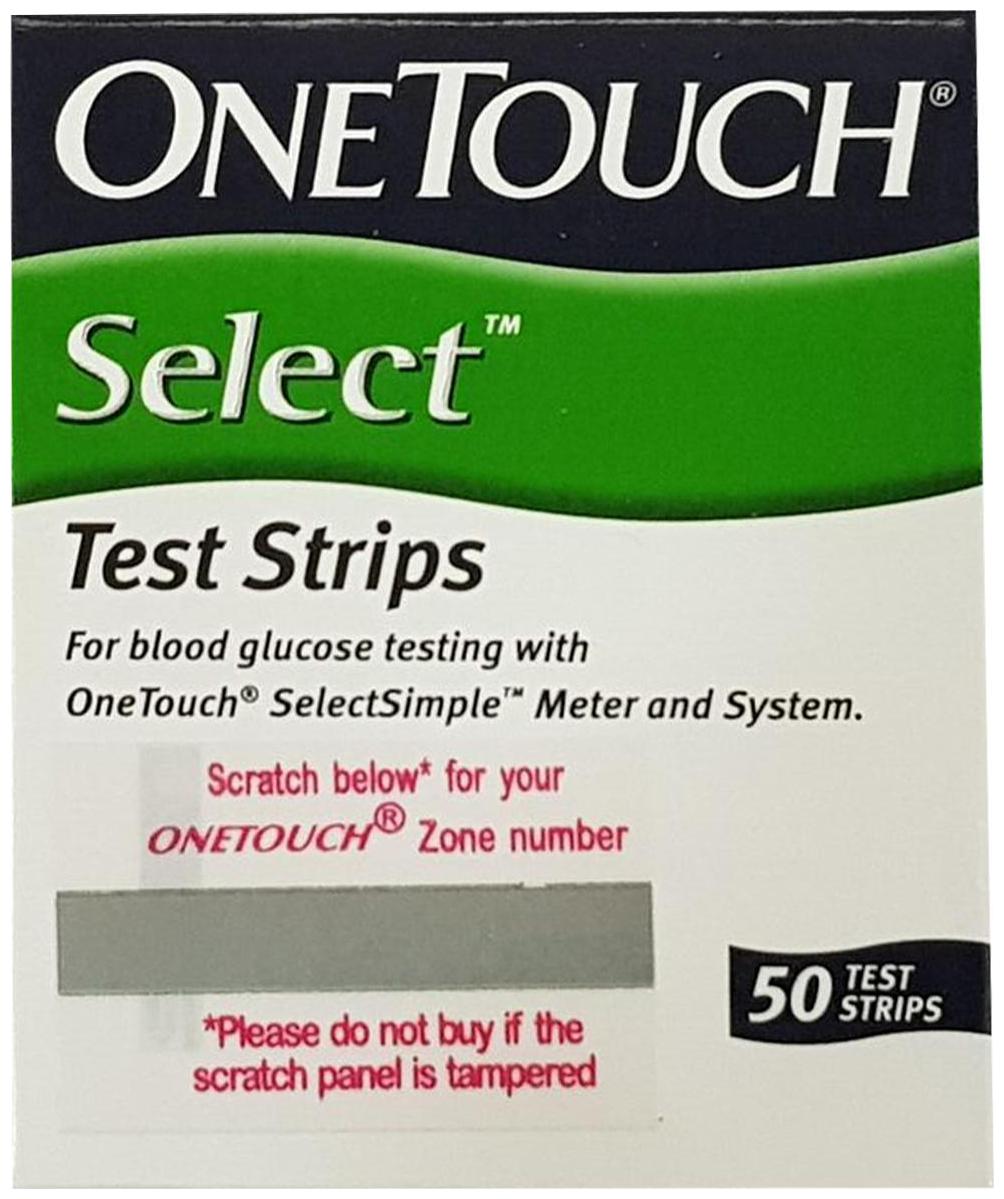

OneTouch Select Test Strips 50s Pack