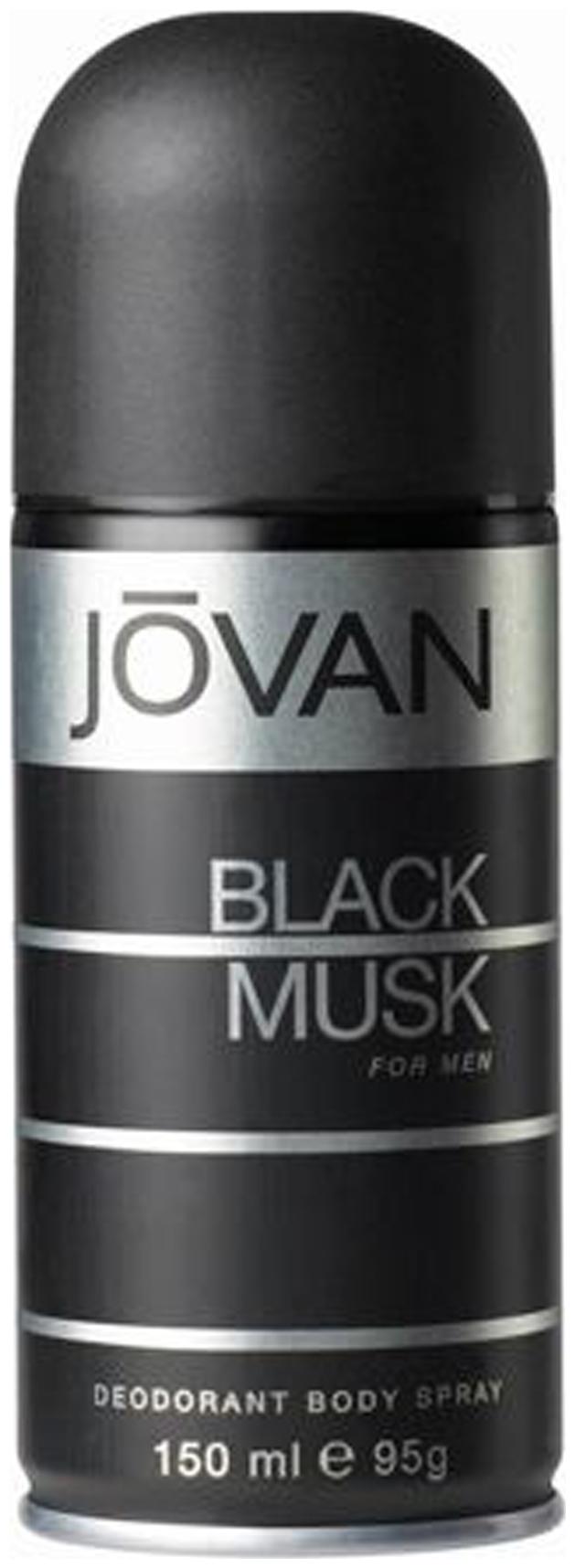 

Jovan Deodorant Body Spray - Black Musk for Men 150 ml