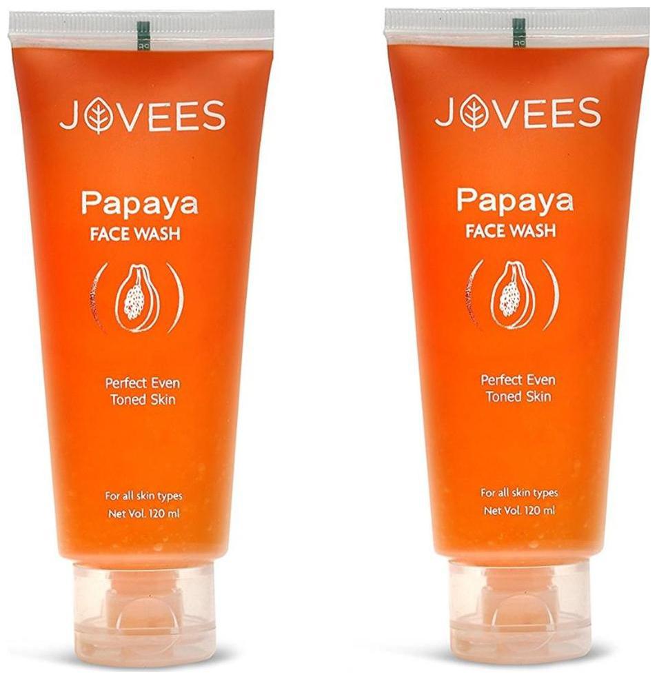 

Jovees Pack of 2 Papaya Face Wash (120 ml)(Pack of 2)