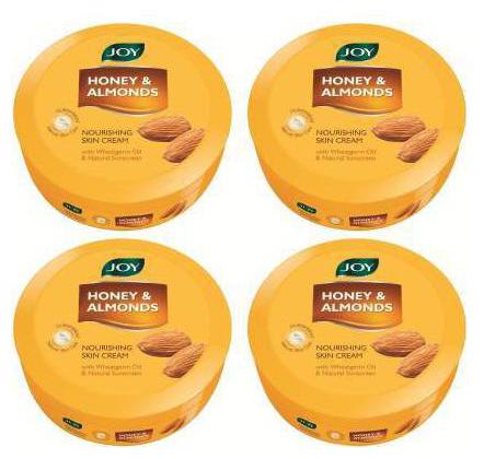 

Joy Honey And Almond Cream 200 g each Pack of 4