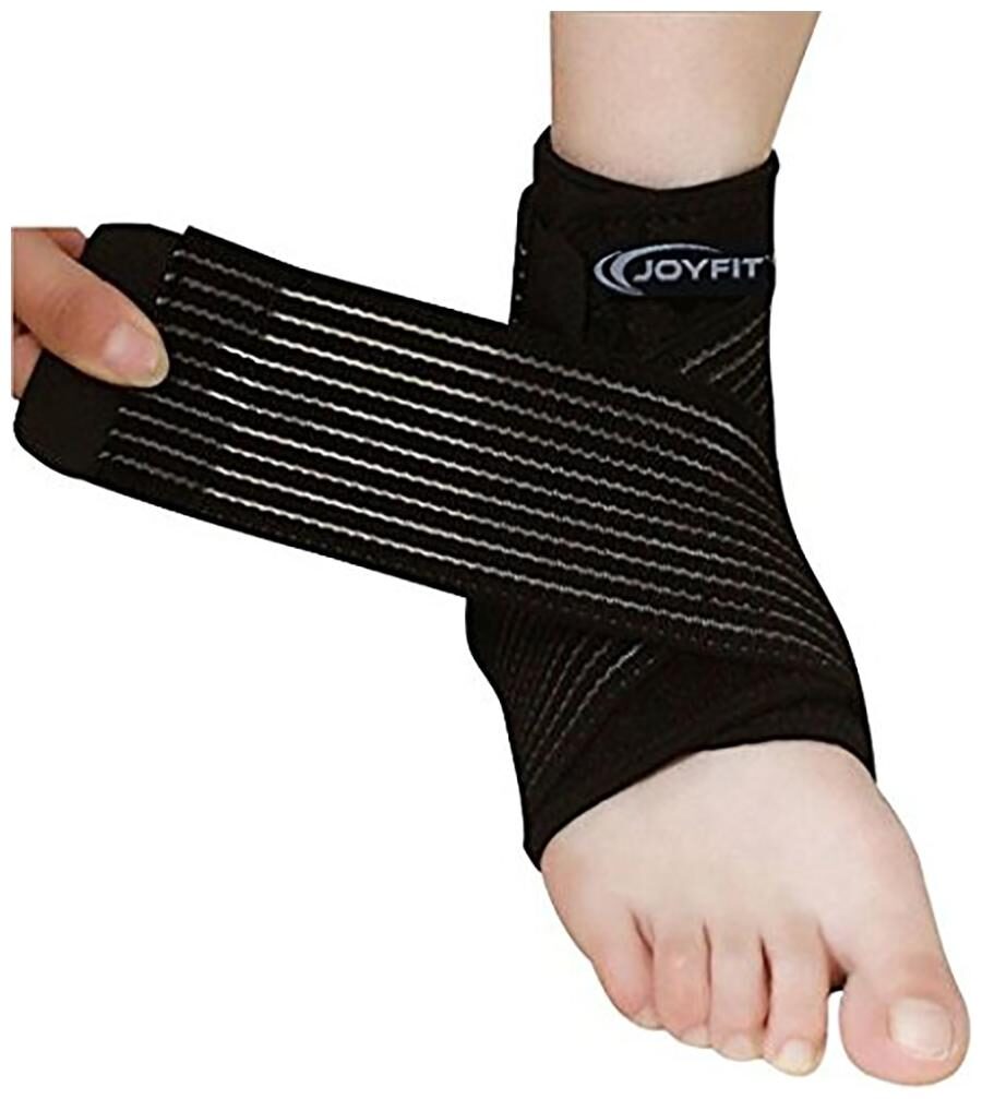 

JoyFit - Adjustable Ankle Support with Elastic Wrap for Plantar Fasciitis Swollen Feet Pain Relief for Men and Women
