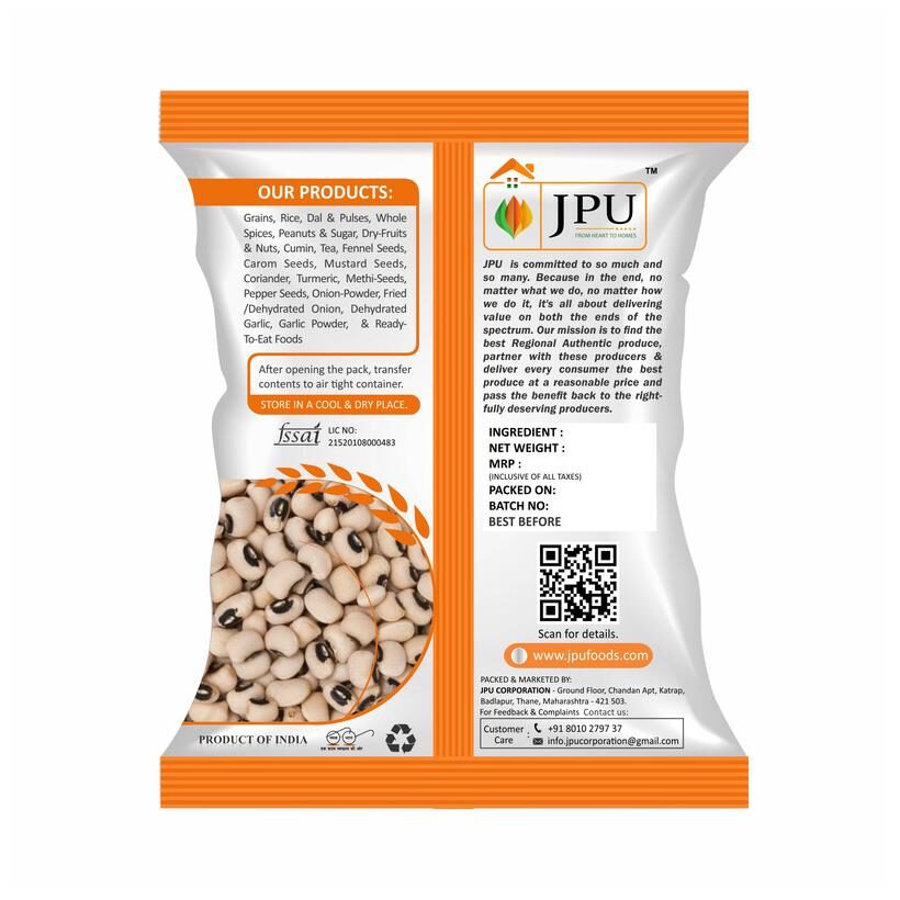 

JPU White Lobia Chavali 500g Pack of 1