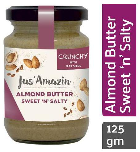 

Jus Amazin Almond Butter - With Flax Seeds Vegan 125 g