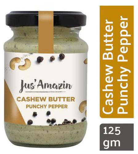

Jus Amazin Cashew Butter - Punchy Pepper High Protein Natural Vegan 125 g
