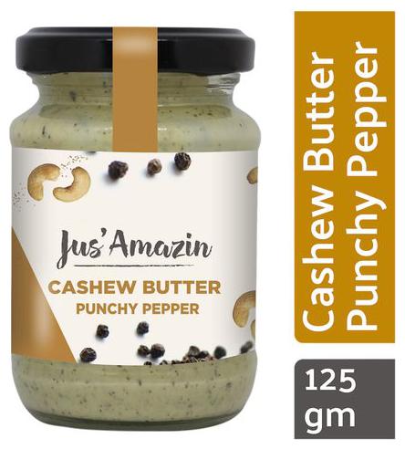 

Jus Amazin Cashew Butter - Punchy Pepper High Protein Natural Vegan 125 g