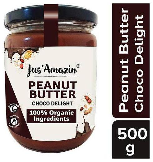 

Jus Amazin Organic Peanut Butter - Choco Delight 500 g