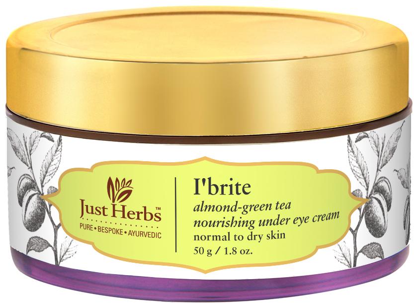

Just Herbs Brite Almond-Green Tea Nourishing Under Eye Cream 50 g Pack Of 1