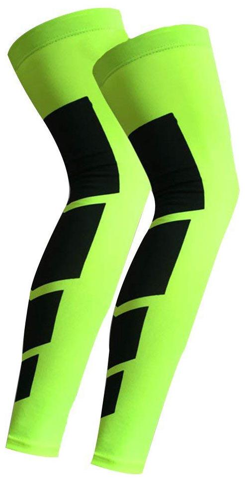 

Just rider Calf Compression Sleeve Recovery Leg Compression Calf Socks for Running Cycling Hiking Shin Splints and Varicose Veins(1 Pair)-Green-Large