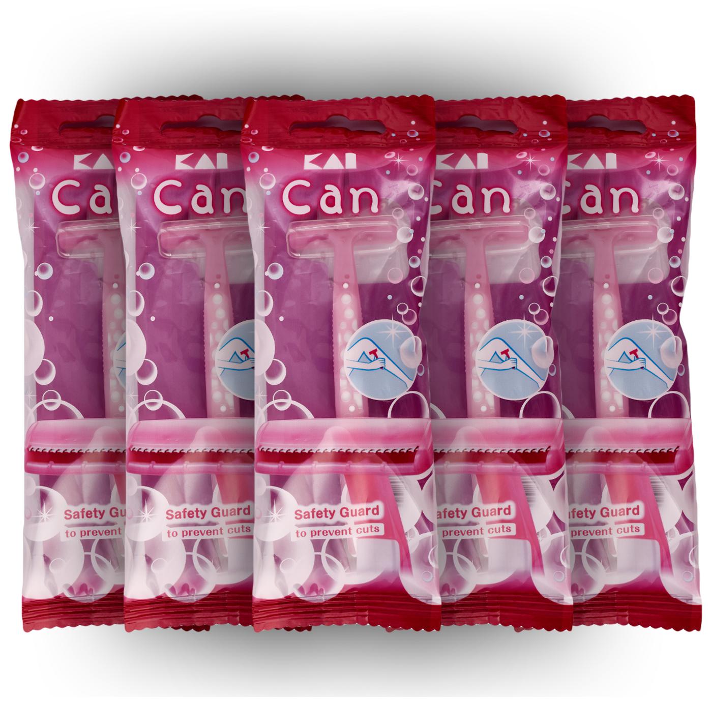 

Kai Can Body Razor 1 blade razor for women pack of 5