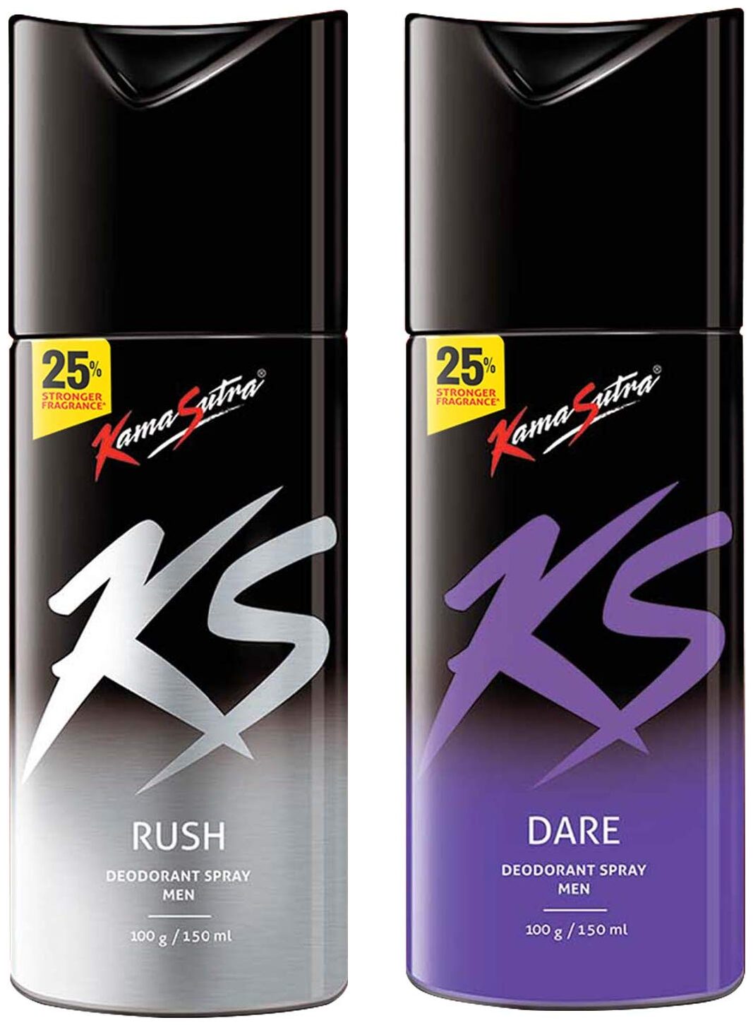 

Kamasutra Rush Dare Deo Sprays - 150 ml Each