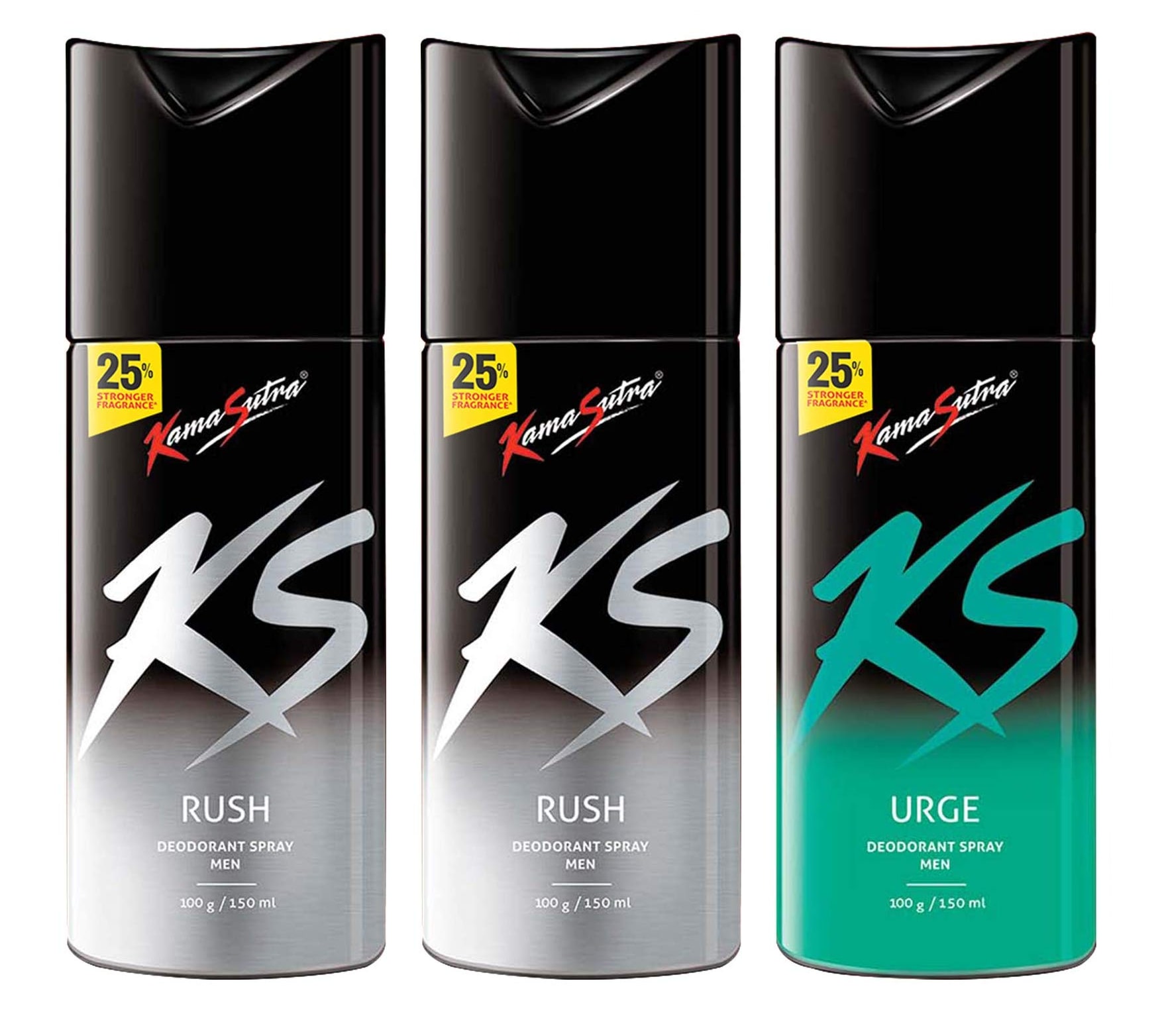 

Kamasutra Rush Rush Urge Deo Sprays - 150 ml Each