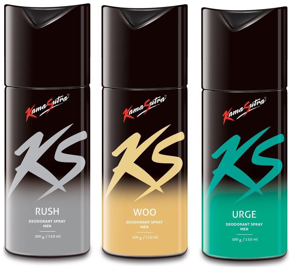 

Kamasutra Rush Woo Urge Deo Sprays - 150 ml Each