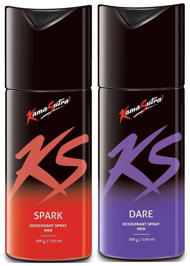 

Kamasutra Spark Dare Deo Sprays - 150 ml Each (Pack of 2)
