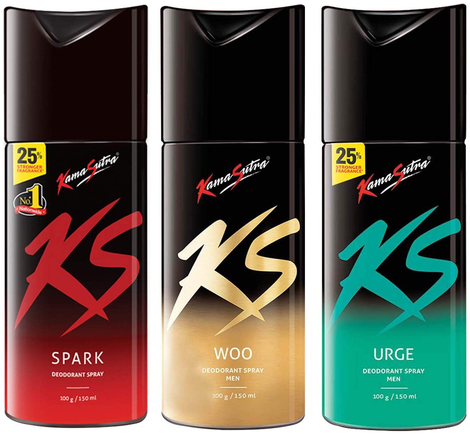 

Kamasutra Spark Woo Urge Deo Sprays - (Pack of 3)(150 ml Each)
