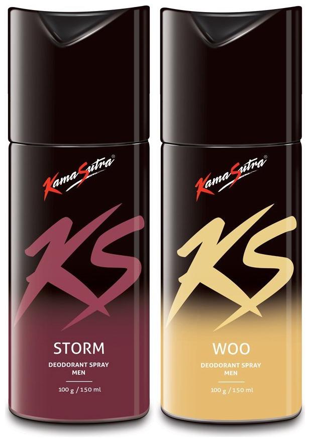 

Kamasutra Storm Woo Deo Sprays - 150 ml Each (Pack of 2)