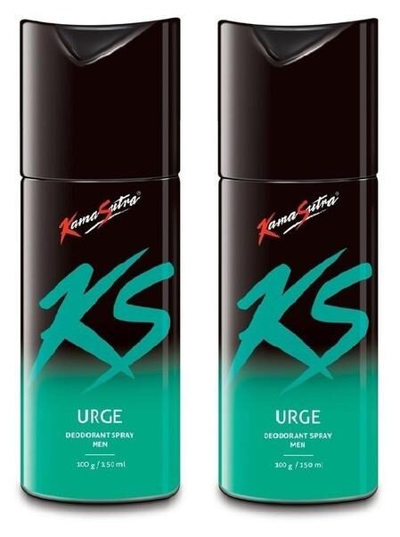 Kamasutra Urge Deodorant (Pack of 2) For men - 150 ml