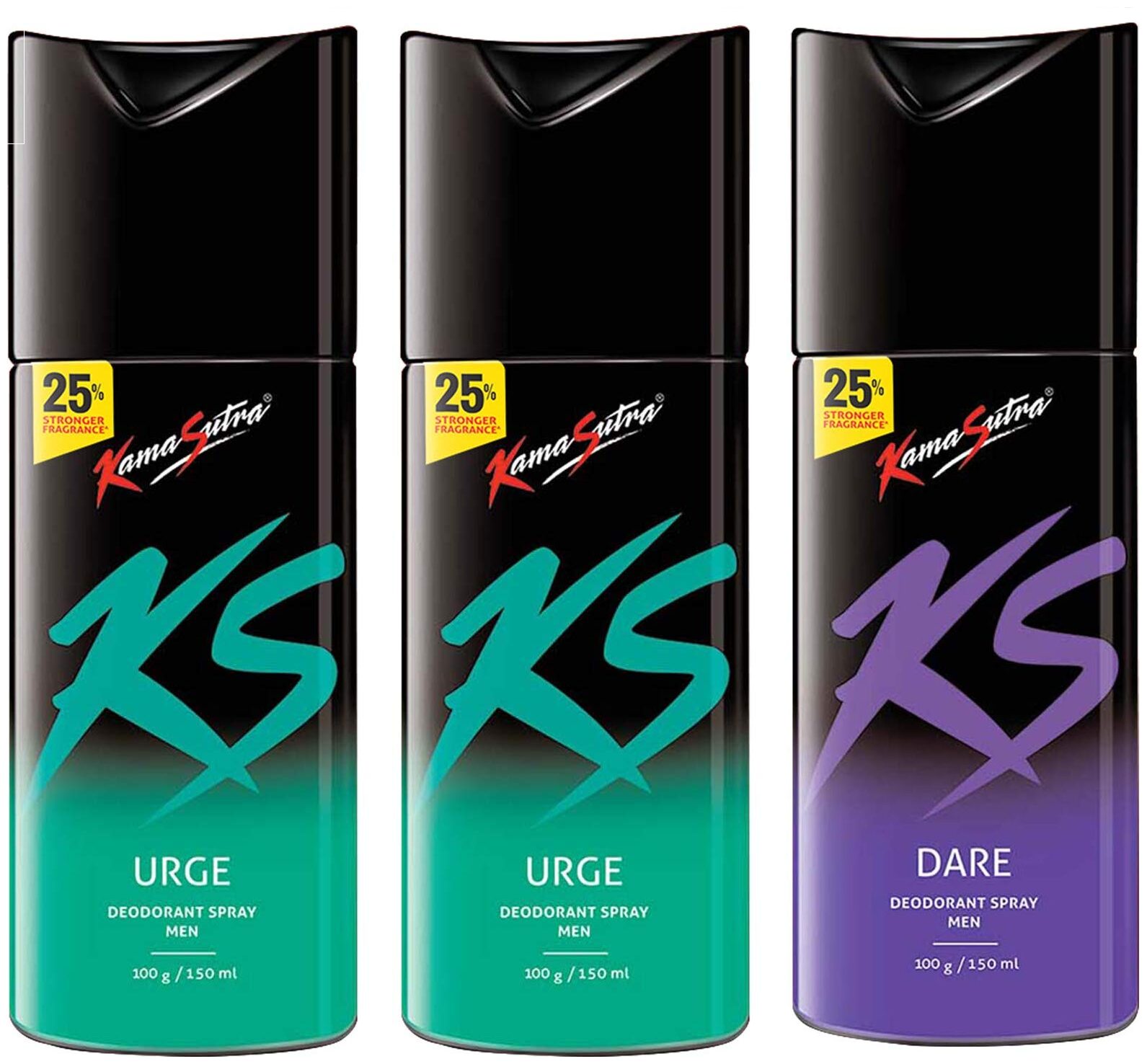 

Kamasutra Urge Urge Dare Deo Sprays - 150 ml Each