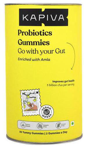 

Kapiva Ayurveda Probiotics Gummies - Enriched With Amla 30 pcs