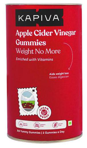 

Kapiva Ayurveda Apple Cider Vinegar Gummies - Enriched With Vitamins 30 pcs