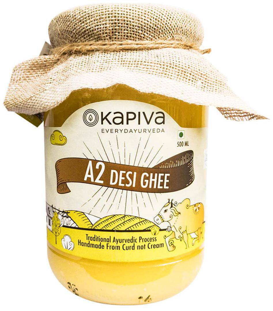 

Kapiva Ghee - A2 Desi Hand Made From Curd Not Cream 500 ml