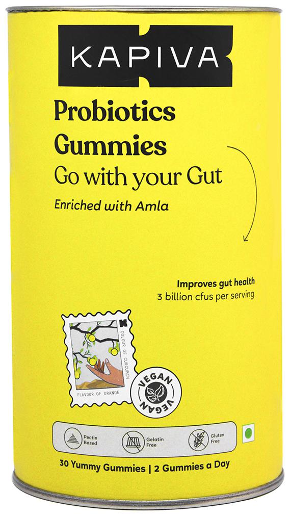 

Kapiva Probiotics with Amla Gummies 30 Gummies Immunity Immunity Booster