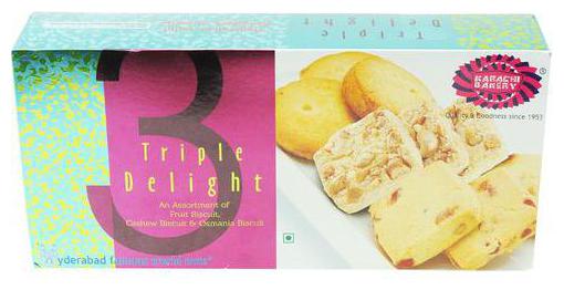 

Karachi Bakery Triple Delight Fruit - Cashew Osmania 600 g