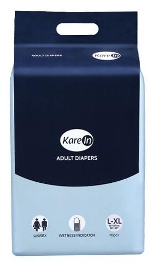 

Kare In Adult Diapers (L-XL 96-147cm) 10 pcs