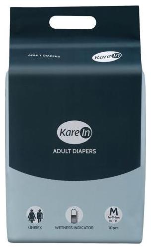 

Kare In Adult Diapers - Medium 10 pcs