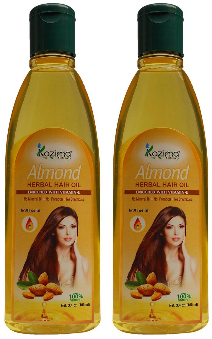 

Kazima Almond Herbal Hair Oil (100ml Pack Of 2)