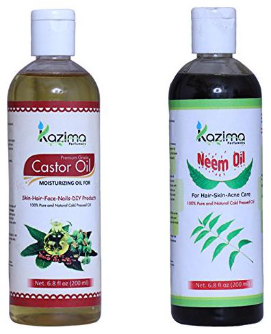 

Kazima Combo Of Neem Oil And Castor Oil (Pack of 2)