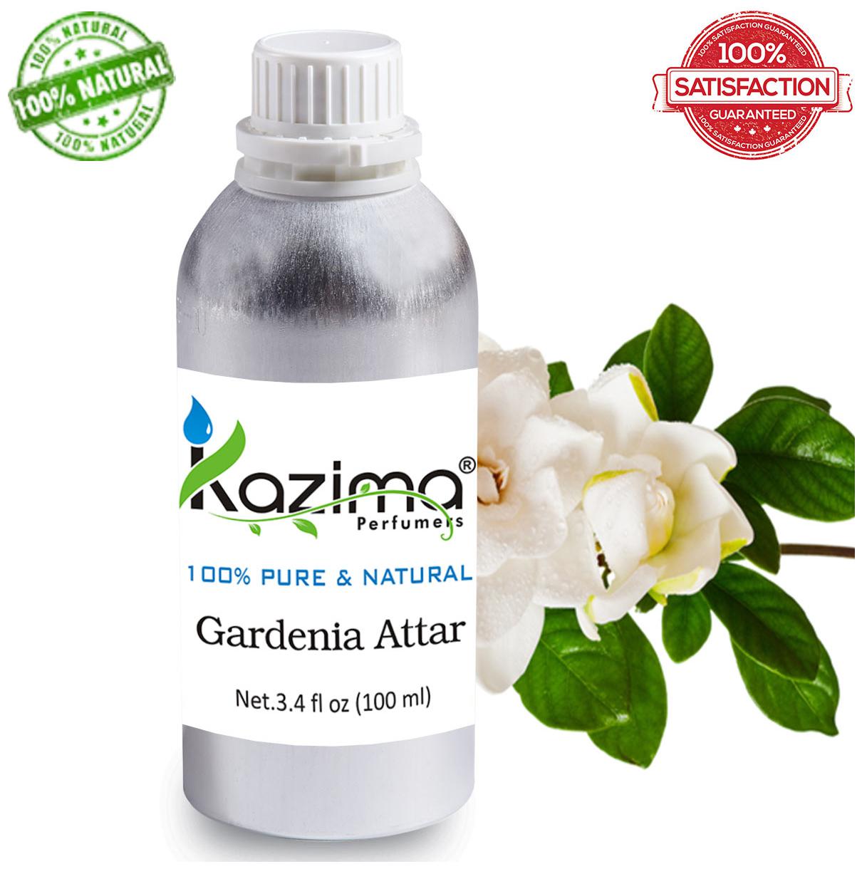 

KAZIMA Gardenia Attar Perfume (100 ml) - Pure Natural Undiluted