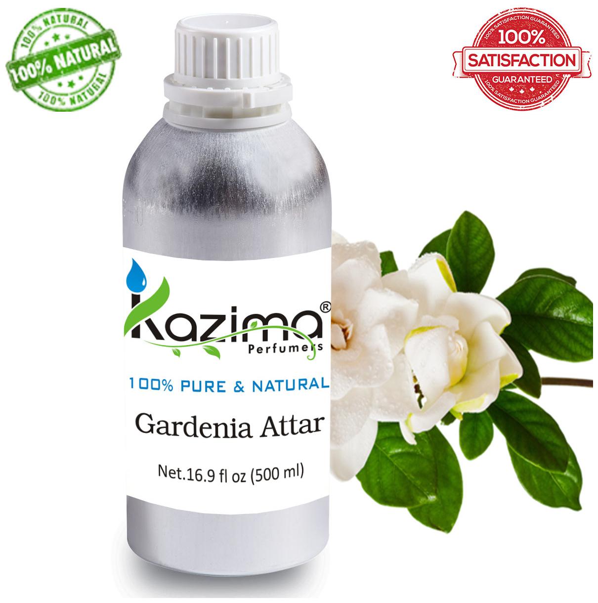 

KAZIMA Gardenia Attar Perfume (500 ml) - Pure Natural Undiluted